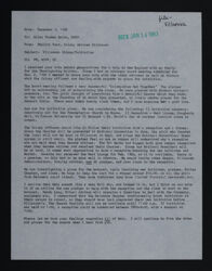 Phyllis Kent to Ellen Vanden Brink Letter, December 9, 1982