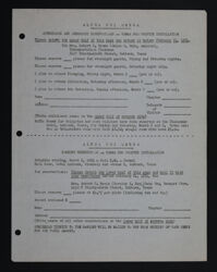 Gamma Rho (Texas Tech University) installation reservation form, 1954
