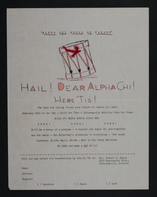 Indiana State Day Flier, 1938