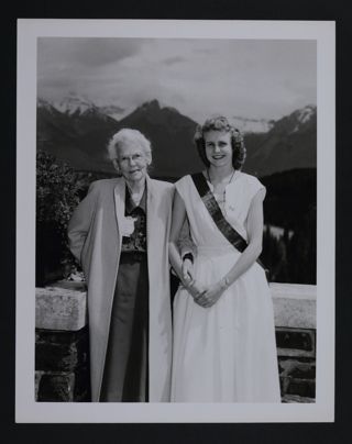 Olive Clark and Jean Sorenson at Convention Photograph, July 1953