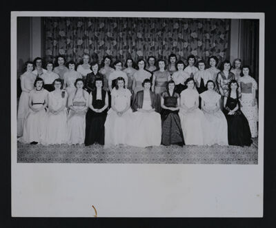 Gamma Xi Chapter Charter Members Photograph, April 21, 1951