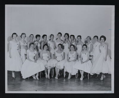 Delta Lambda Chapter Charter Members Photograph, October 31, 1959
