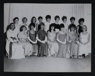 Epsilon Kappa Chapter Charter Members Photograph, December 7, 1968