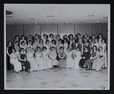 Delta Tau Chapter Charter Members and Colonizers Photograph, April 3, 1965