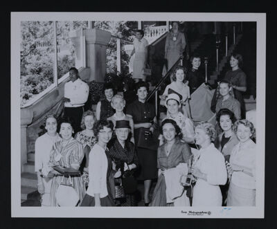Alpha Chi Omega Members Arriving at Convention Photograph, June 1960