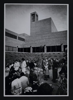 Founders' Bell Tower Dedication Photograph, October 1976