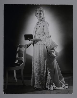 Olive Clark Telling Founding Story at Convention Photograph, June 1953