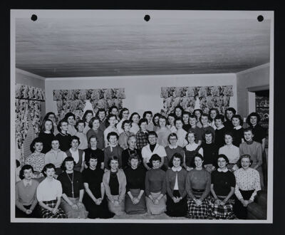 Beta Chi Chapter Photograph, Fall 1954