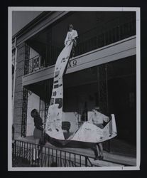 Alpha Upsilon Chapter Members With Christmas Letter Photograph, 1970