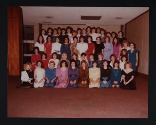 Zeta Psi Chapter at Installation Photograph, November 10, 1984