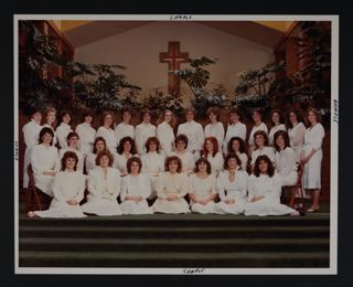 Zeta Rho Chapter at Installation Photograph, January 15, 1983