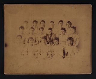Beta Chapter Cabinet Card, c. 1891