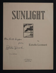 Sunlight Sheet Music, 1942