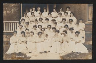 Beta Chapter Reunion Postcard, 1908