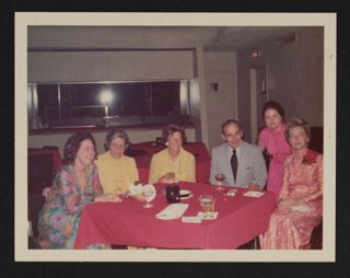 Group of Six at Training Leadership Conference Photograph, July 27, 1973