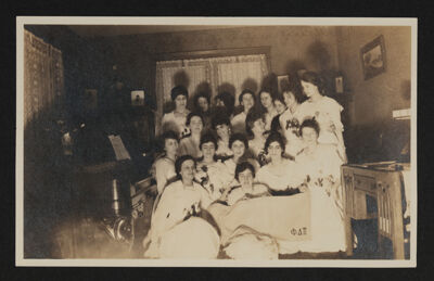 Alpha Eta Chapter Members at Initiation Photograph, c. 1920