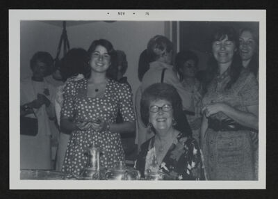 Imlay, Franklin and Herrera at Gamma Nu Chapter 25th Anniversary Celebration Photograph, November 1975