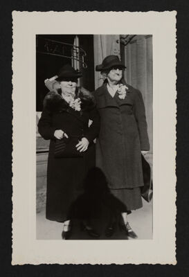 Estelle Leonard and Bertha Cunningham at Convention Photograph, c. June 1937