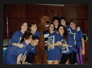 Beta Mu Chapter Members at Aerobathon Photograph, Fall 1992