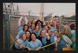 Gamma Rho (Texas Tech University) members outside power Station, photograph, c. 2004