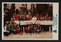 Beta Omega Chapter on Bid Day Photograph, September 28, 1984