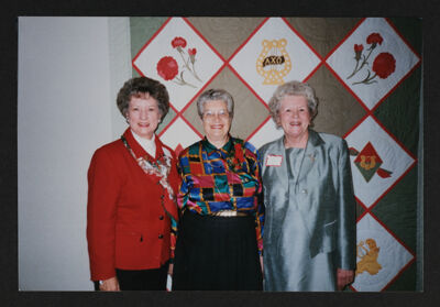 Leonard, Turula and Cochran at Retirement Party Photograph, c. 1990