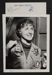 Eleanor (Jane) Capizzi Wearing Izaak Walton League Jacket Photograph