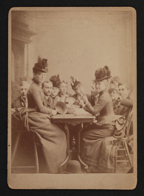 Table of Alpha Chis and Fijis Cabinet Card, Fall 1887