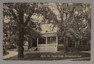 Alpha Chapter House Postcard