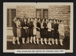 Nu Chapter Members Photograph, 1926