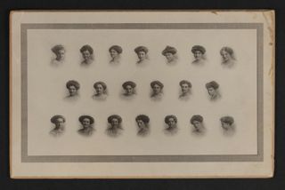 Kappa Chapter Composite Cabinet Card, 1911