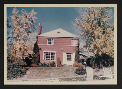 Beta Nu Chapter House Side View Photograph, c. 1960