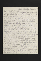 Olive Clark to Ruth Suppes Letter, March 28