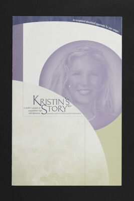 Kristin's Story Pamphlet, c. 2001
