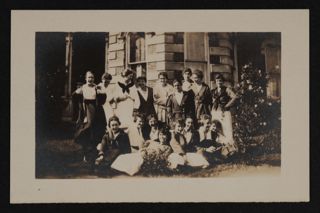 Alpha Eta Chapter Members Outside Photograph