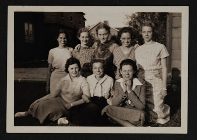 Alpha Omicron Chapter Members Photograph, 1936