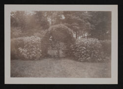 Gate to MacDowell Grove Photograph, 1947