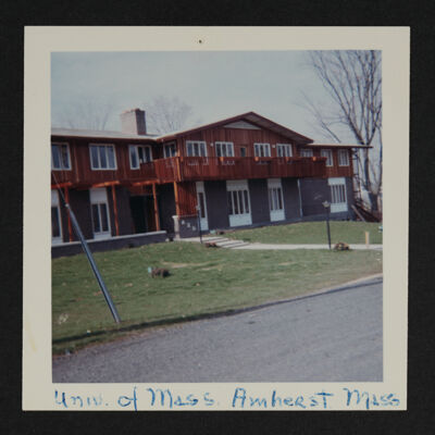 Delta Mu Chapter House Photograph, c. 1965