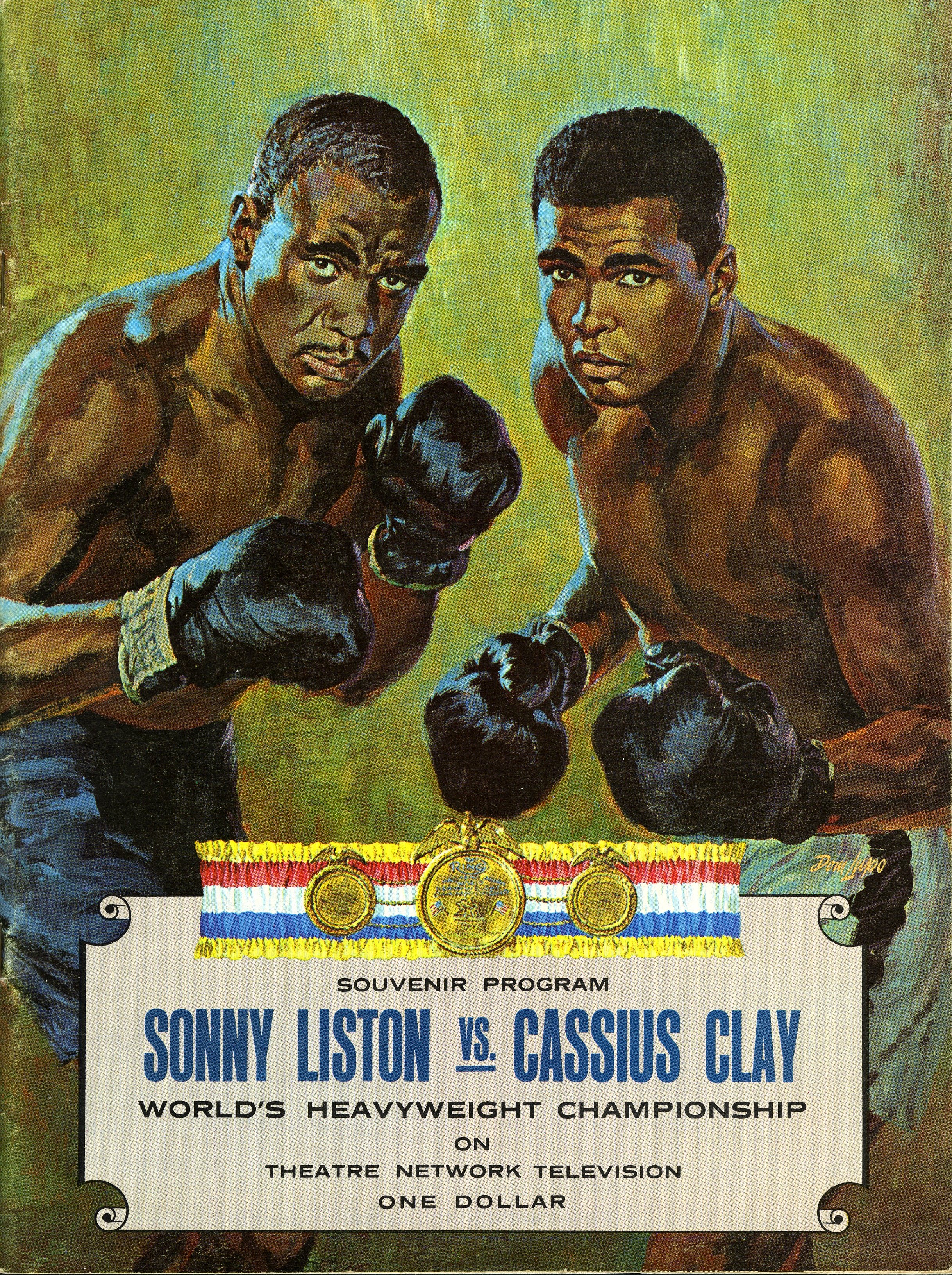 Cassius Clay Jr. Wins His First World Heavyweight Championship Title
