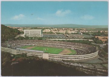 Rome Olympic Stadium Postcard