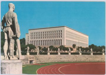 Il Ministero Degli Esteri Visto dal Foro Italico Postcard