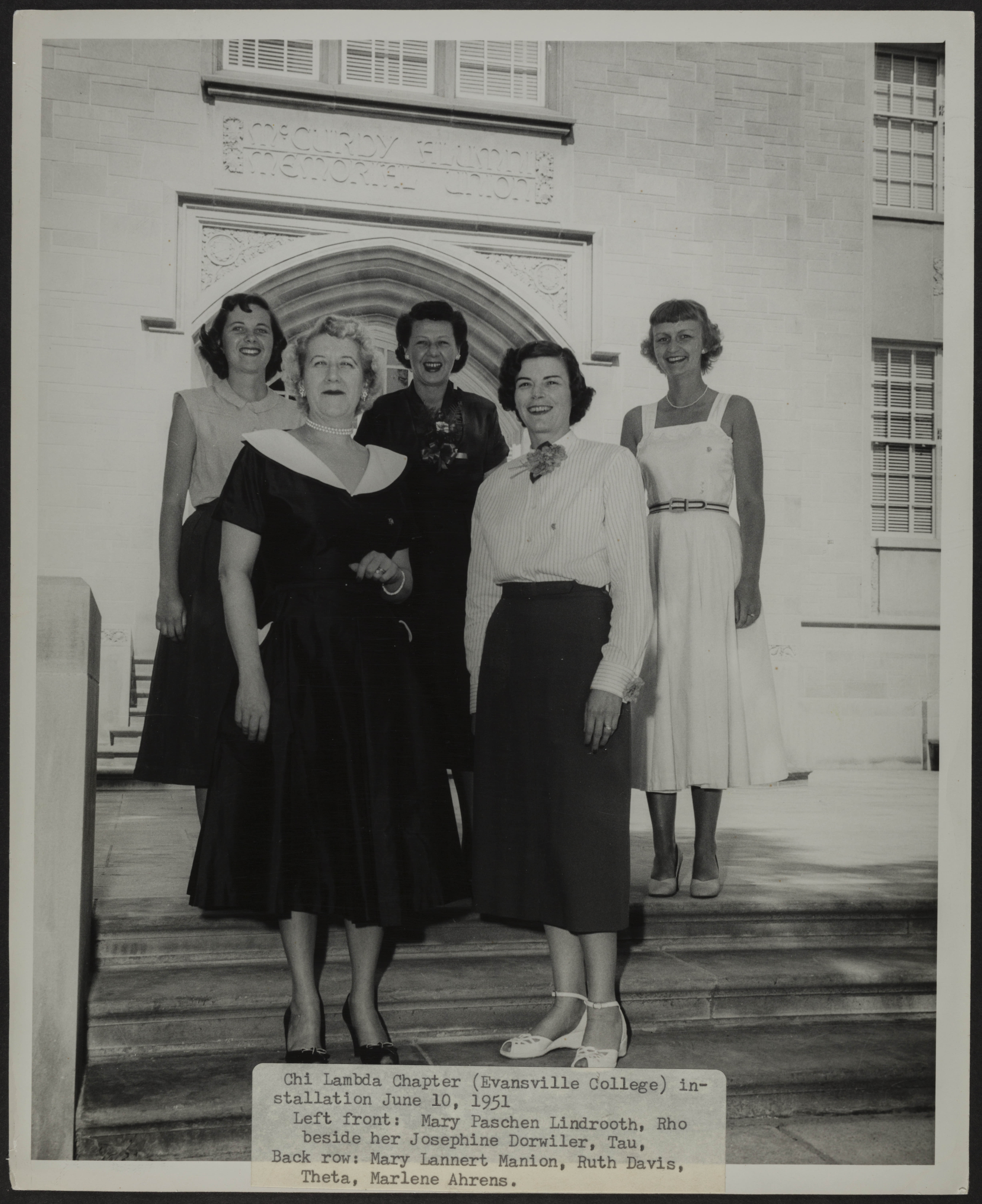 Chi Lambda Chapter (University of Evansville) Installed