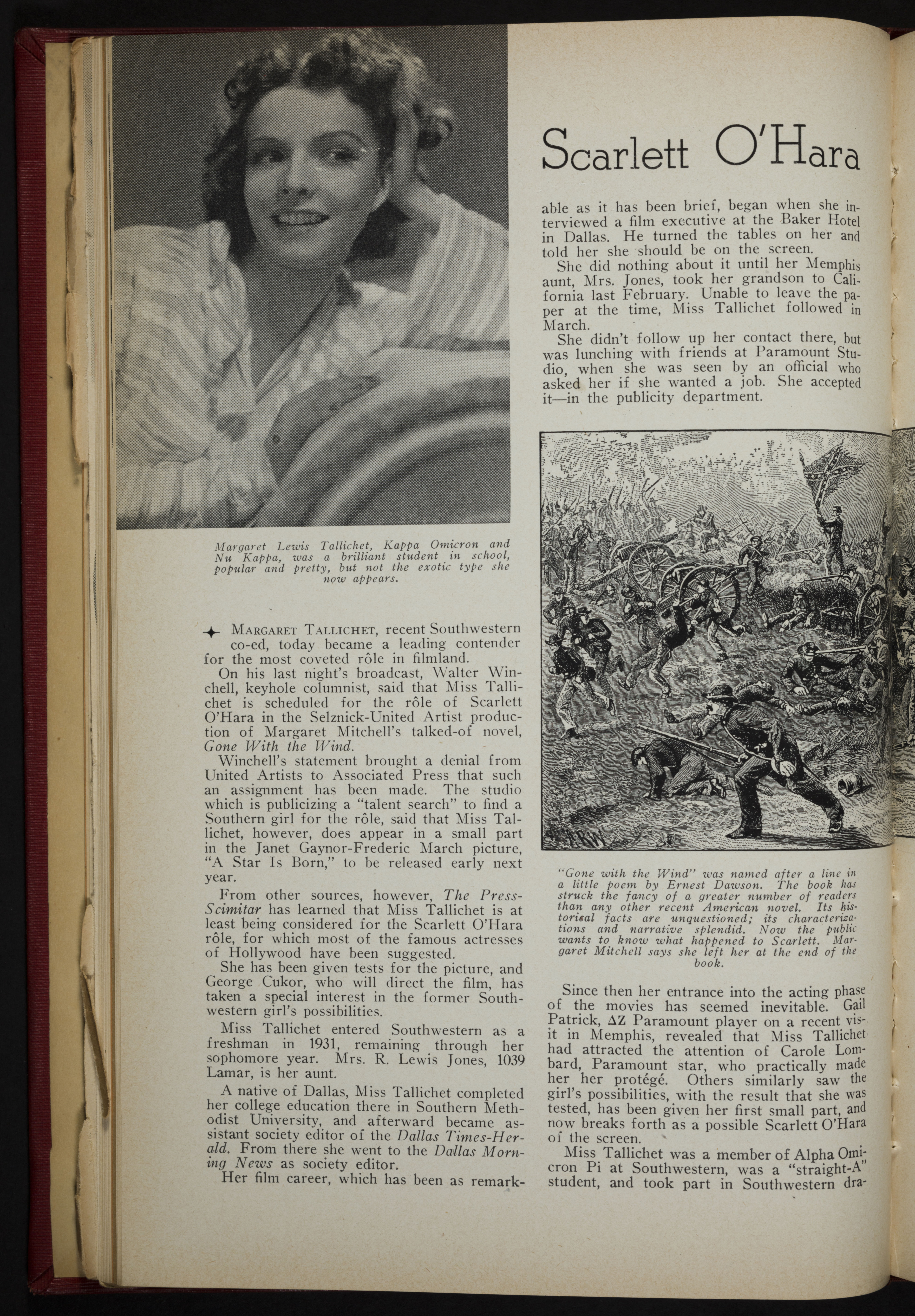 AOII is a finalist for the role of Scarlott O’Hara