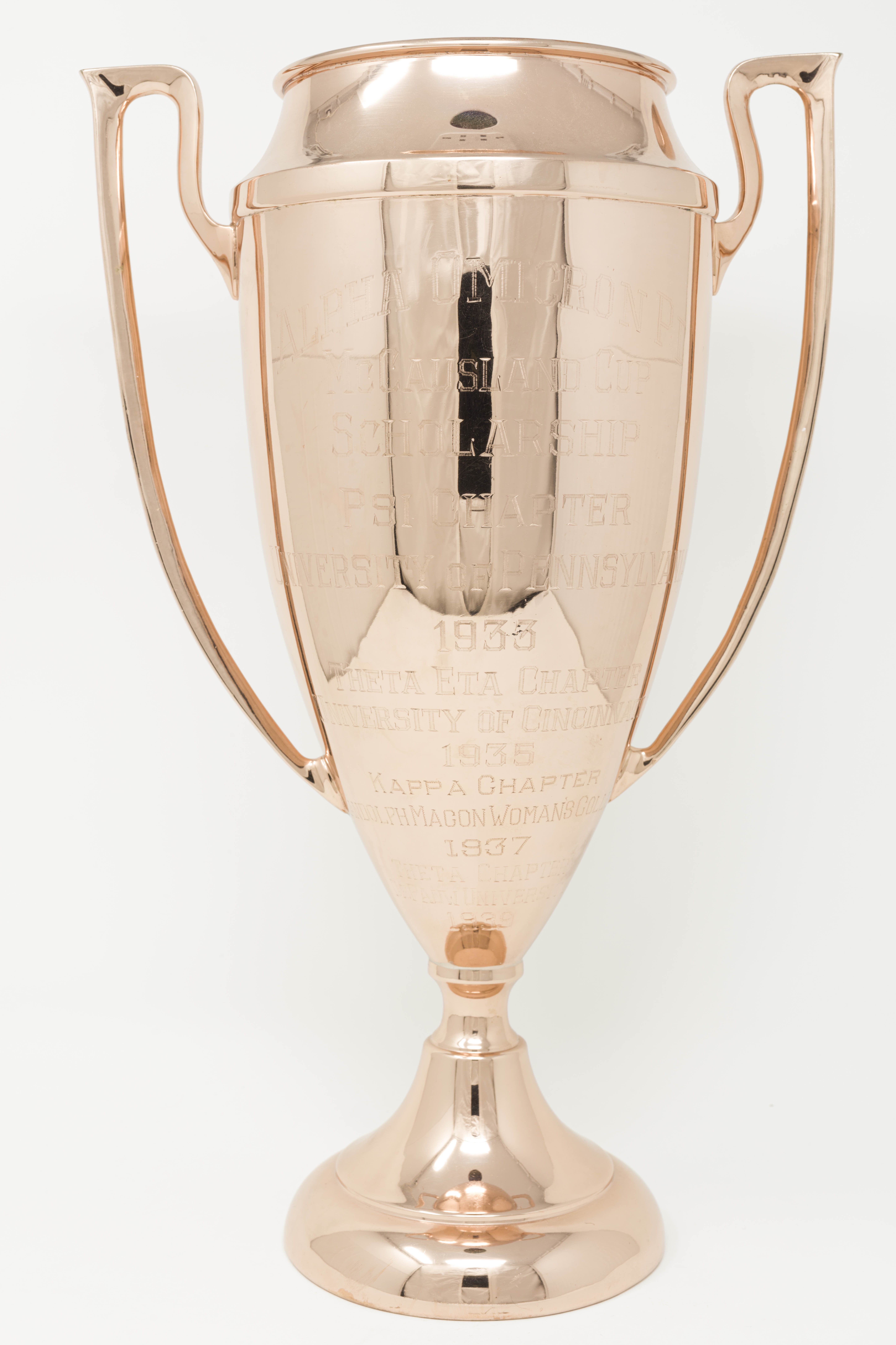 1st McCausland Cup Awarded