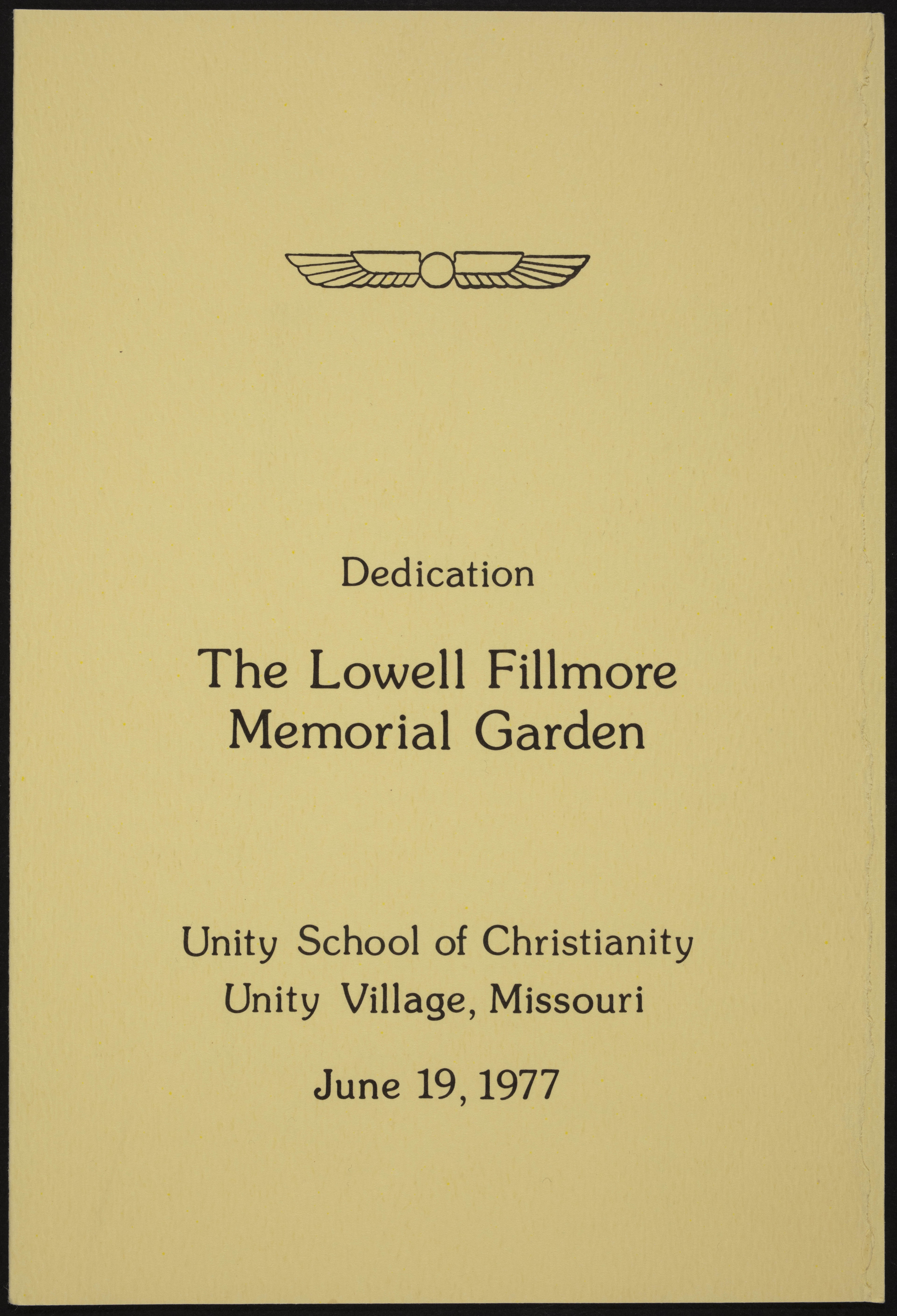 Lowell Fillmore Memorial Garden Dedicated