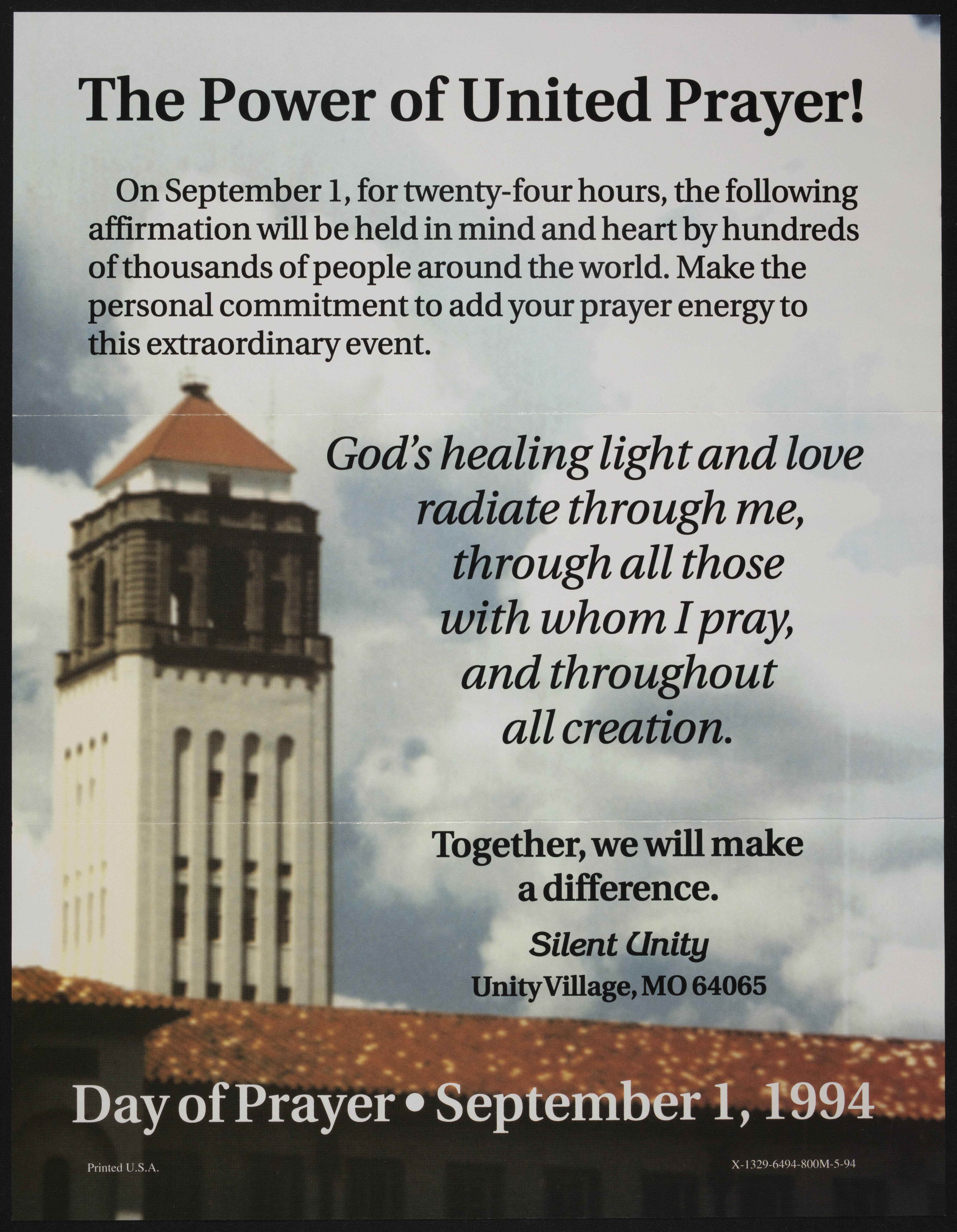 First World Day of Prayer