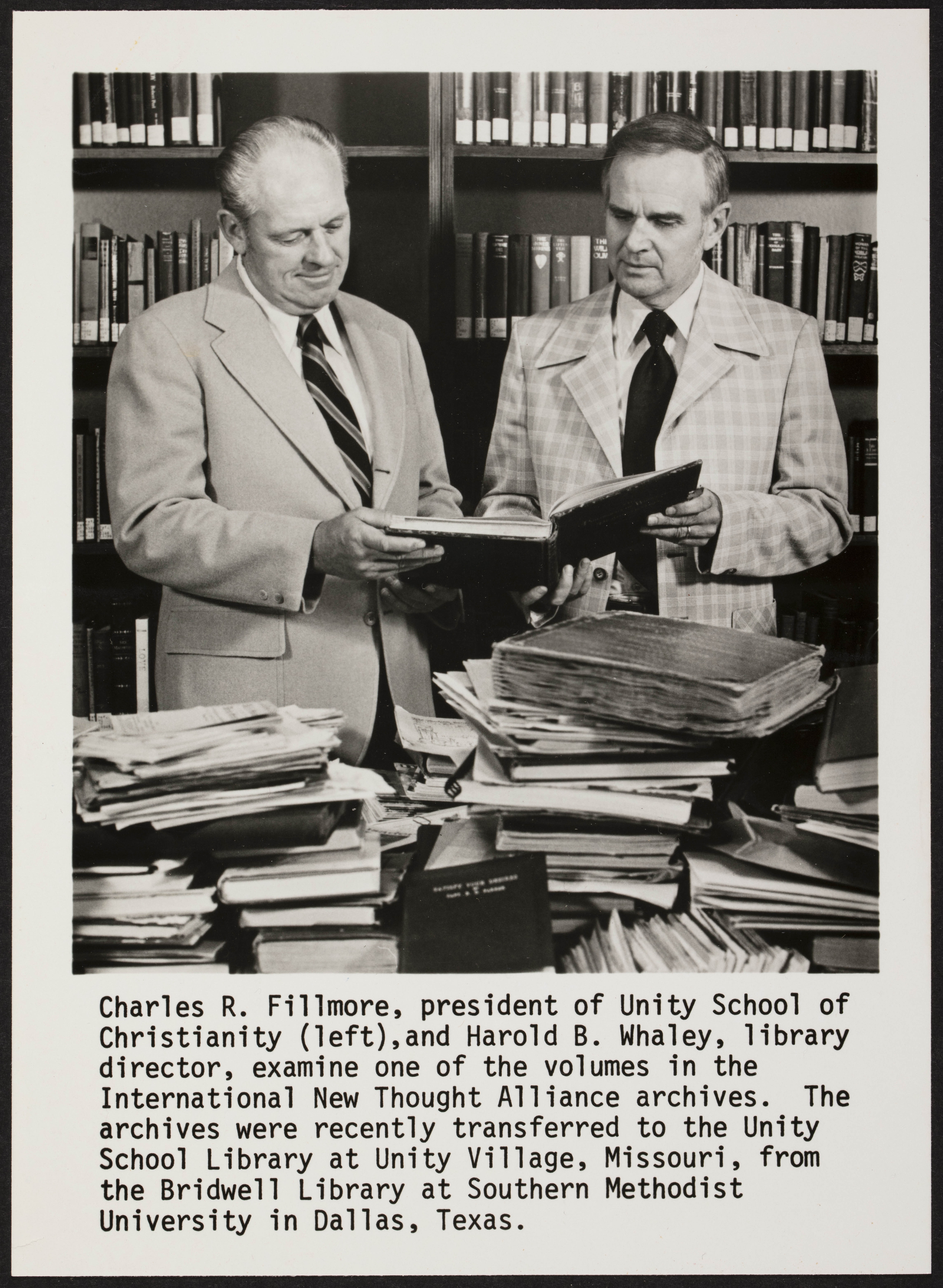 International New Thought Alliance Archives Donated