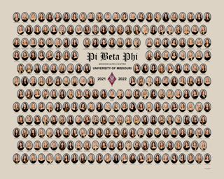 Missouri Alpha Chapter Composite Photograph, 2021-2022