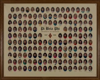 Missouri Alpha Chapter Composite Photograph, 1987-1988