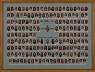 Missouri Alpha Chapter Composite Photograph, 1990-1991